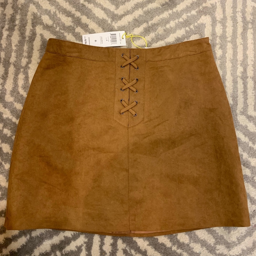 BCBGeneration Suede Skirt
